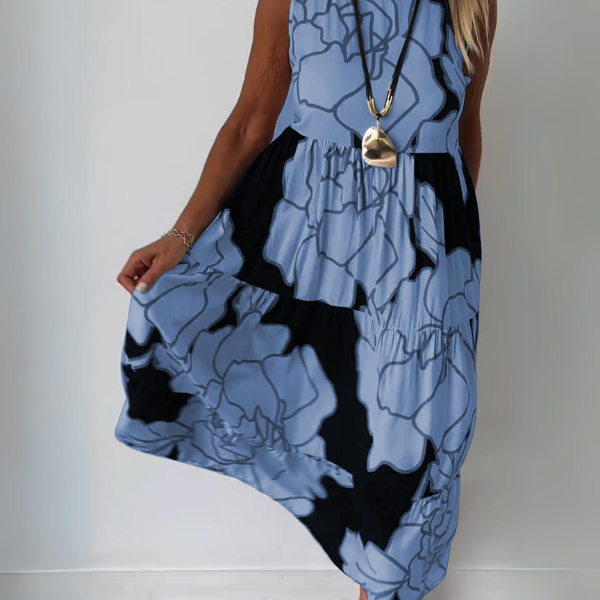 Aveline | Stijlvolle Bloemenprint Jurk