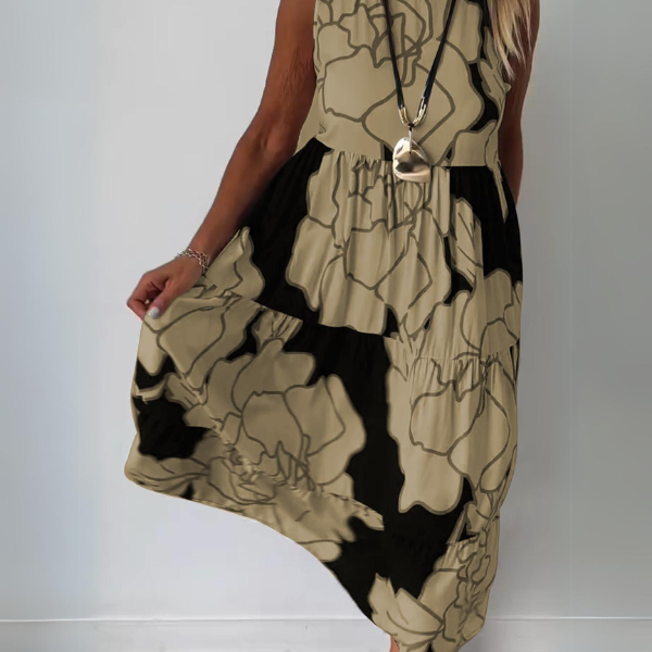 Aveline | Stijlvolle Bloemenprint Jurk