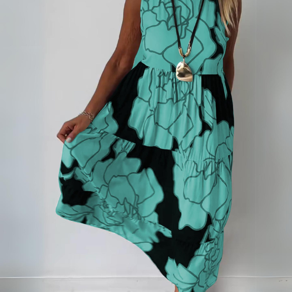 Aveline | Stijlvolle Bloemenprint Jurk