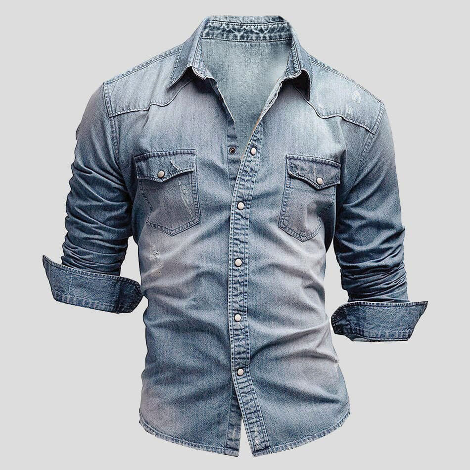 David | Denim Overhemd