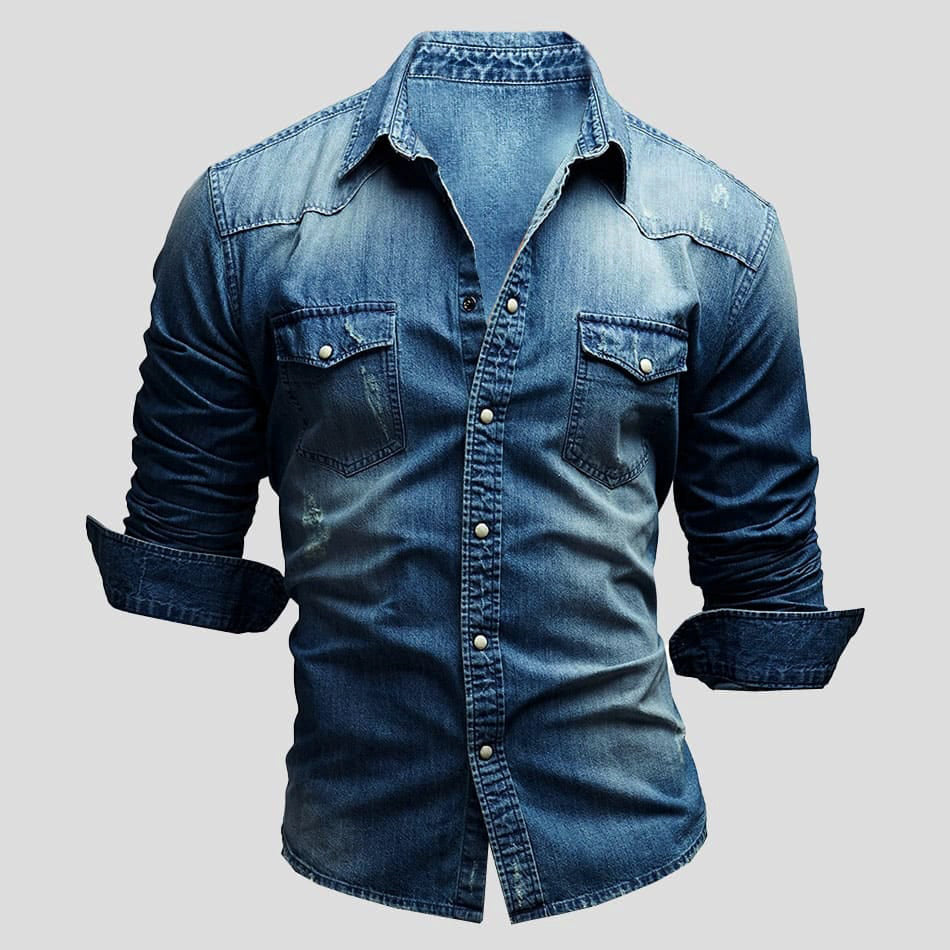 David | Denim Overhemd