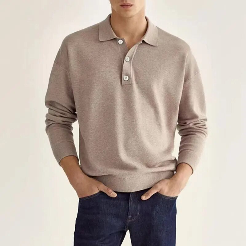 Serlene - Poloshirt met lange mouwen