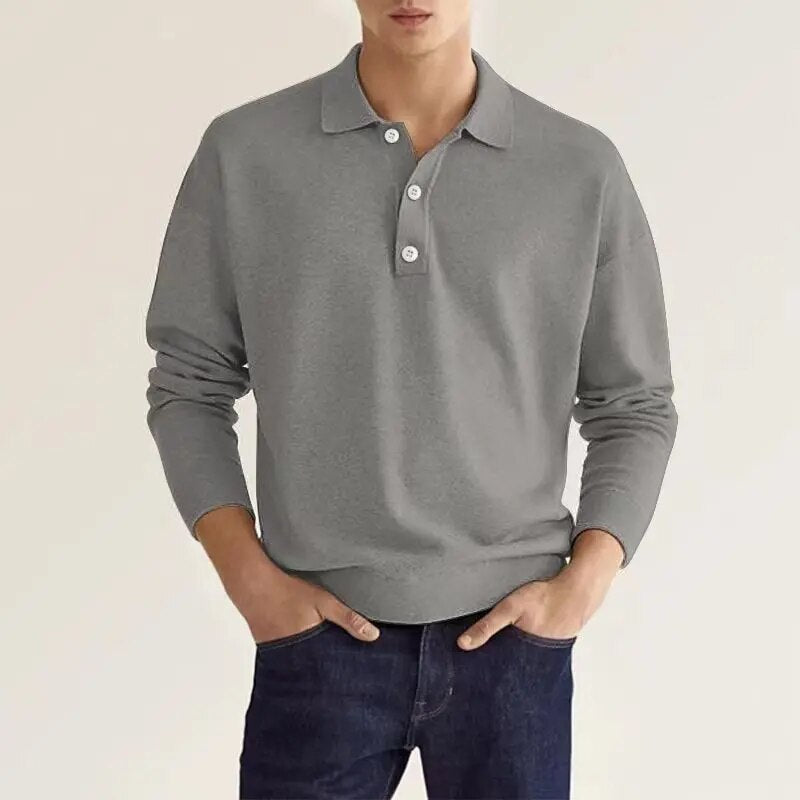 Serlene - Poloshirt met lange mouwen