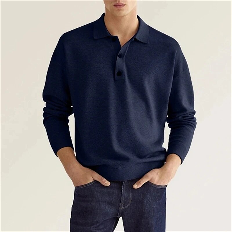 Serlene - Poloshirt met lange mouwen